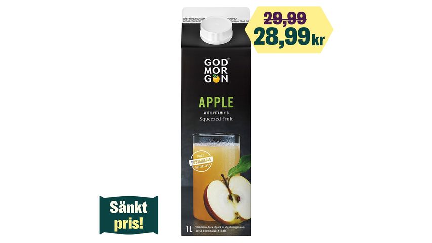 God Morgon Äpplejuice 1l