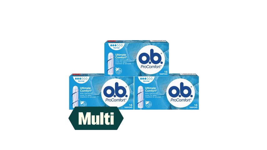 3 x Ob Procomfort Normal 16stk