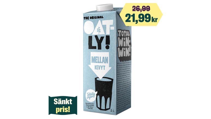 Oatly Oatdrink 1.5 % 1l