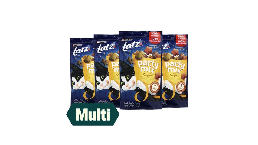 4 x Purina Latz Party Mix 60g