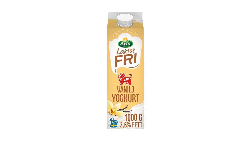 Arla Ko® Lactose-Free Mild Yogurt Vanilla 2.6% 1000g