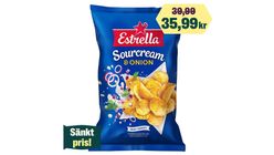 Estrella Sourcream & Onion 275g