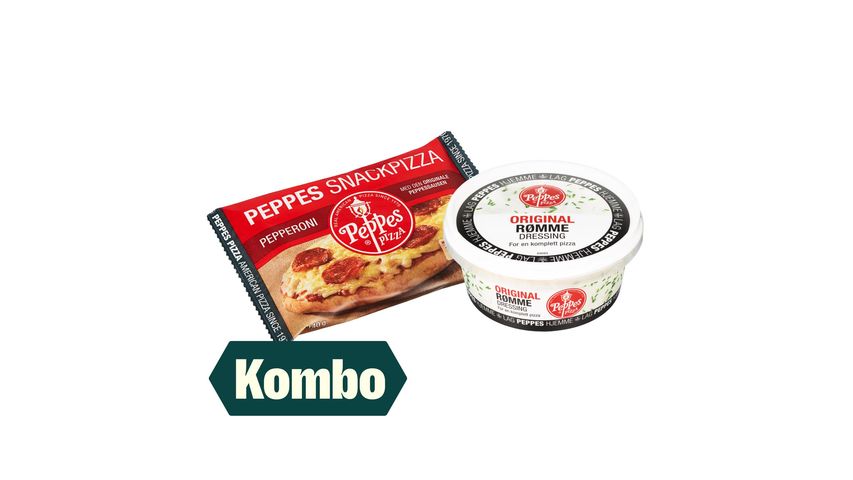Peppes Snackpizza & Rømmedressing
