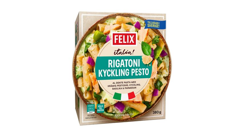 Felix Rigatoni Chicken Pesto 380g