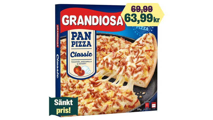 Grandiosa Pan Pizza Classic 575g