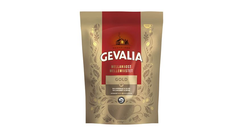 Gevalia Gold Instantcoffee Medium Roast Refill  200g