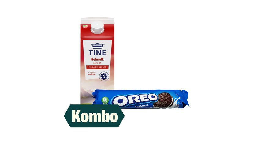 Oreo Kjeksrull & Tine Melk Hel