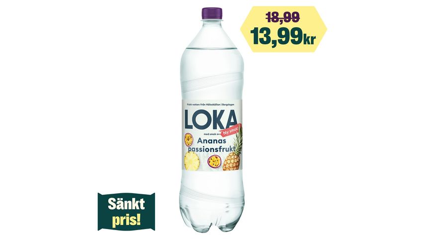 Loka Ananas Passionsfrukt 1.5 l