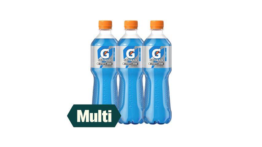 3 x Gatorade Cool Blue 0.5l
