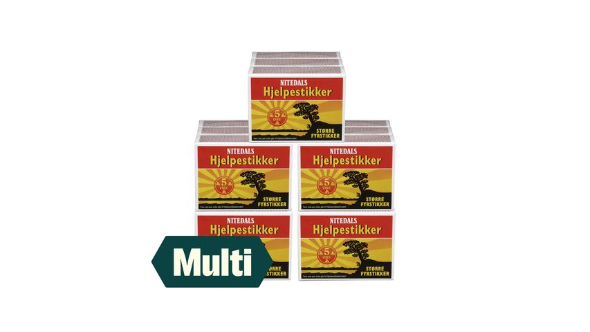5 x Nitedals Fyrstikker 3pk