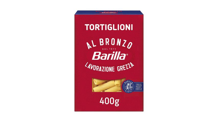 Barilla Pasta Tortiglioni Al Bronzo 400g