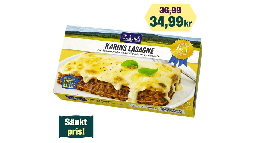 Dafgårds Karins Lasagne 390g