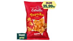 Estrella Chips Paprika & Havssalt 275g