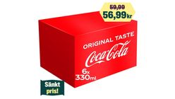 Coca-Cola Läsk Original 330ml 6-p