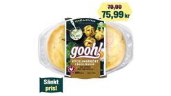 Gooh Kycklingbröst I Basilikasås 400g