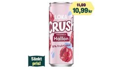 Loka Crush Raspberry Soda 33cl