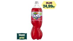 Fanta Zero Soft Drink Raspberry Zero 1.5l 