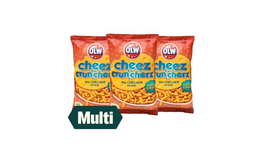 3 x OLW Cheez Cruncherz | 225g