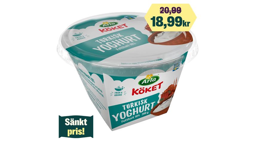 Arla Köket® Turkish Yoghurt 10% 200g