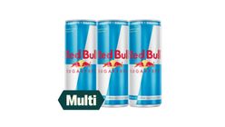 3 x Red Bull Energidrikk Sukkerfri 250ml
