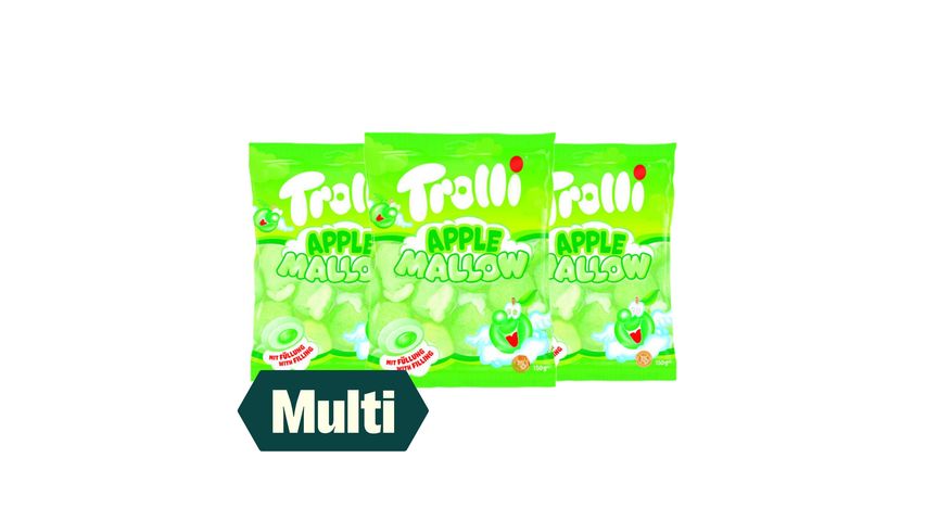 3 x Trolli Apple Mallow 150g