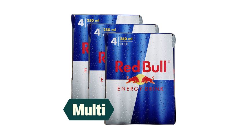 3 x Redbull energidrikk Regular 4 x 250ml