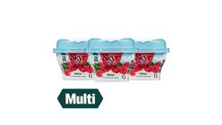 3 x Skyr Luftig Bringebær 130g