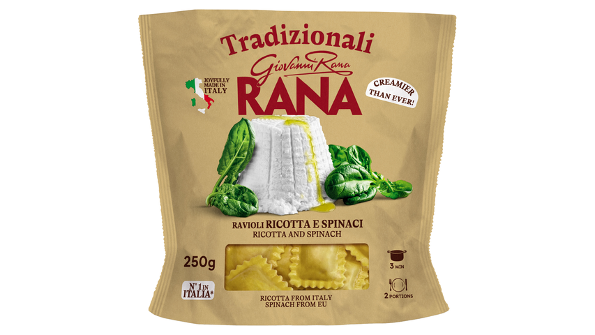 Rana Färsk Tortelloni Pasta Ricotta & Spenat 250g