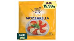 Fresca D'Oro Mozzarella 125g