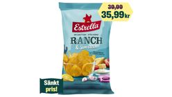 Estrella Chips Ranch & Sourcream 275g