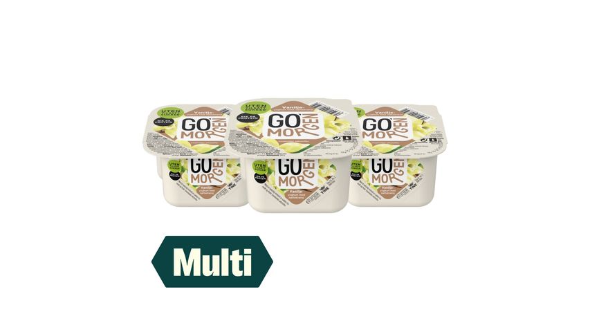 3 x Go'morgen Yoghurt Vanilje UTEN 190g
