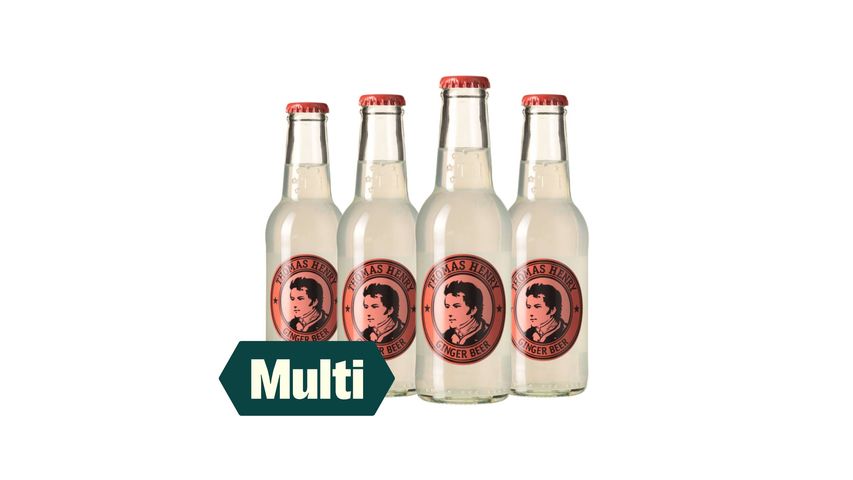 4 x Thomas Henry Ginger Beer 200ml