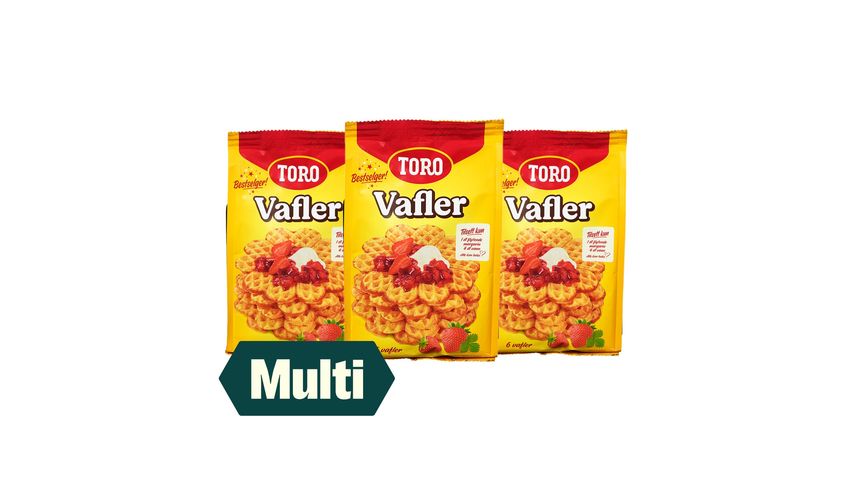 3 x Toro Vafler Mix | 255g