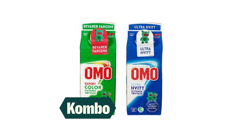 Omo Flytende Vaskemiddel Farget & Hvit