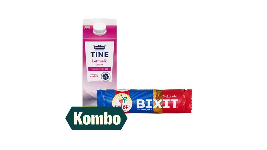 Bixit Sjokolade & Tine Lettmelk