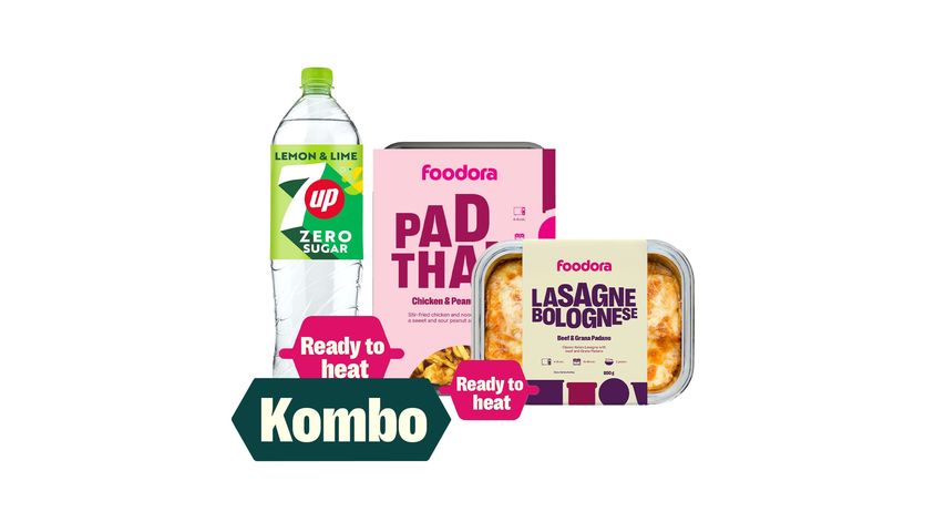 foodora Middagsduo: Lasagne & Pad Thai