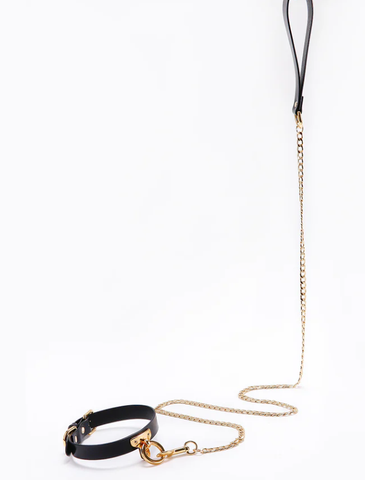 Upko Leather Leash (Leather Cosplay Choker Should Be Purchased Separately) 1 Piece