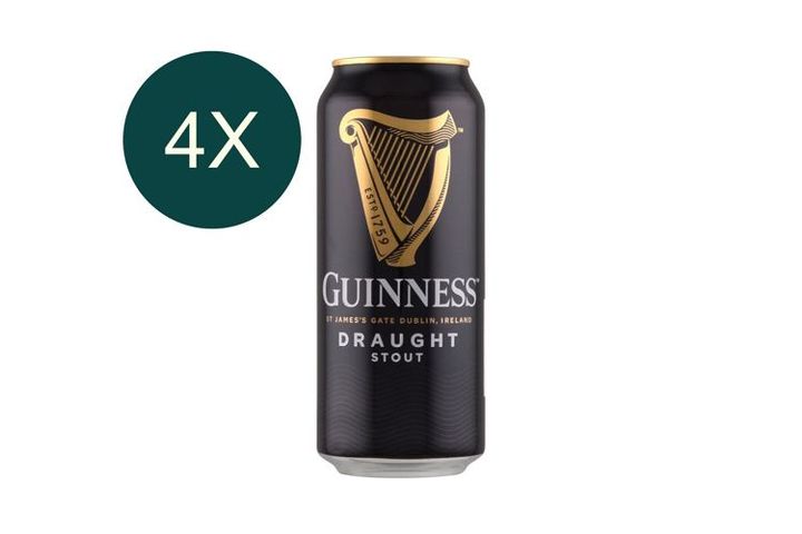 4x Guinness Irish Stout Beer 4,2% 440 ml