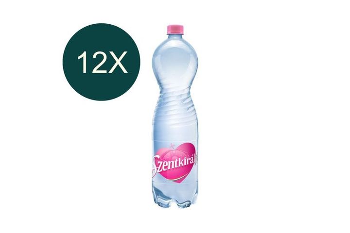 12x Szentkirályi szénsavmentes természetes ásványvíz 1500 ml
