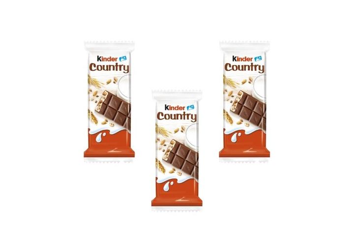 3x Kinder Country tejcsokoládé szelet gabonapelyhes és tejes töltéssel 23,5 g