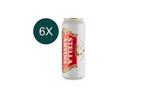 6x Stella Artois Premium Lager Beer 5% 0,5 l