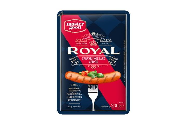 Master Good Royal sárvári csípős kolbász 230 g