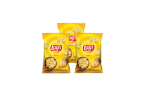 3x Lay's Salted Potato Crisps 60 g