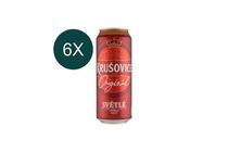 6x Krušovice Originál import világos sör 4,2% 500 ml