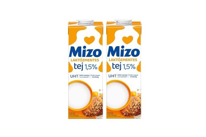2x Mizo UHT Low-Fat Lactose-Free Milk 1,5% 1 l