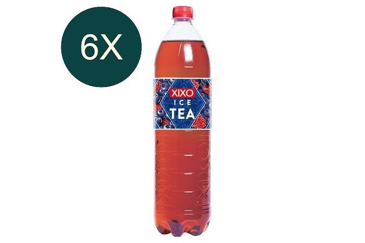 6x XIXO Ice Tea Raspberry-Blueberry Flavored Black Tea 1,5 l