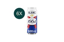 6x Kronenbourg 1664 Blanc búzasör 5% 0,5 l