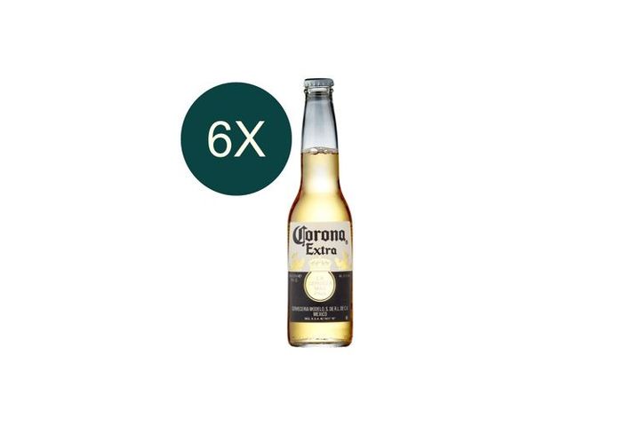 6x Corona Mexican Lager Beer 4,5% 0,355 l