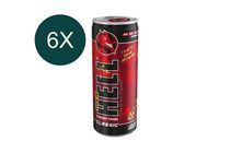6x HELL Classic tuttifruttiízű, koffeintartalmú, szénsavas, alkoholmentes ital 250 ml