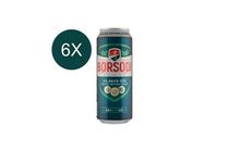 6x Borsodi világos sör 4,5% 0,5 l